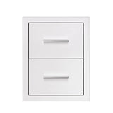 Summerset 17 Inch Stainless Steel Masonry Double Drawer - DR2-17M