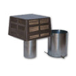 Superior STL-12DMP black square top termination with slip section