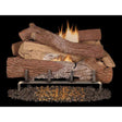 Superior Giant Timbers Mega-Flame Outdoor Vent-Free Concrete Gas Log Set with Burner - view 1