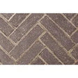 Superior Mosaic Masonry 36" Midnight Split Herringbone Brick Liner - MOSAIC36MISH