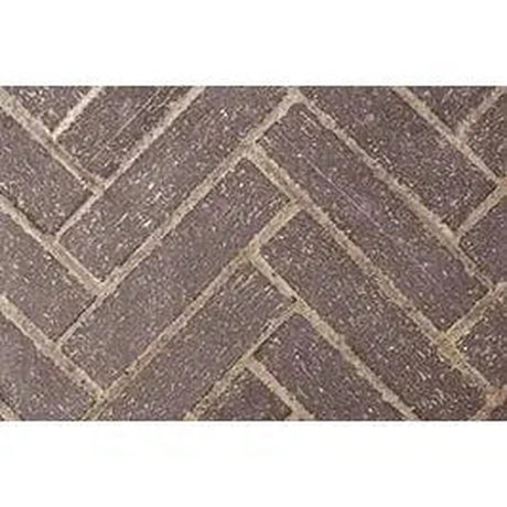 Superior Mosaic Masonry 36" Midnight Split Herringbone Brick Liner - MOSAIC36MISH