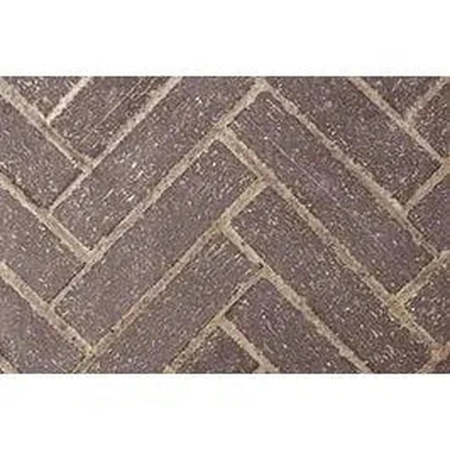 Superior Mosaic Masonry 36" Midnight Split Herringbone Brick Liner - MOSAIC36MISH