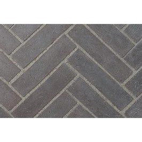 Superior Mosaic Masonry 36" Slate Grey Split Herringbone Brick Liner - MOSAIC36SGSH