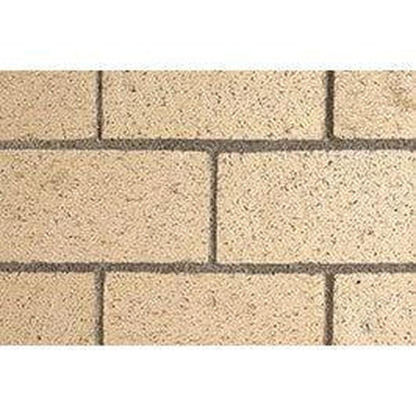 Superior Mosaic Masonry 50" Ivory Full Stacked Brick Liner - MOSAIC50IVFS