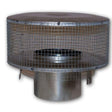 Superior RT-8DM round top chimney termination with mesh screen