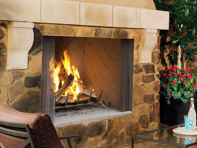 Superior WRE4500 Custom Series outdoor wood-burning fireplace