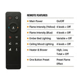 Superior ERL3000 84-inch Linear Electric Fireplace | ERL3084