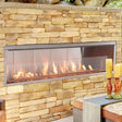 Superior VRE4600 outdoor vent-free linear gas fireplace