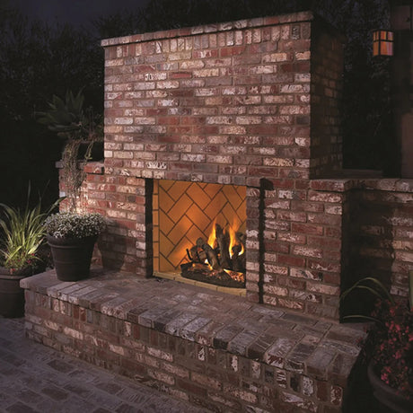 Superior VRE6000 series outdoor vent-free firebox, view 1