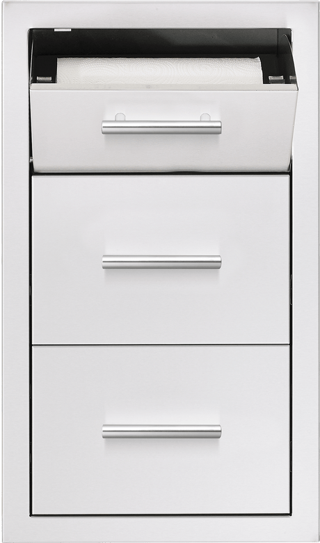Summerset TDC-17M Masonry Drawer & Paper Towel Combo - paper towel holder detail