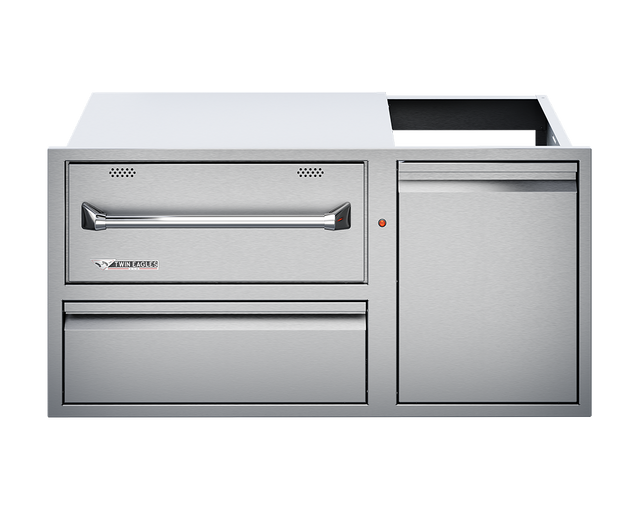 Twin Eagles TEWD42C-C Warming Drawer Combo, 42x20.75-Inch