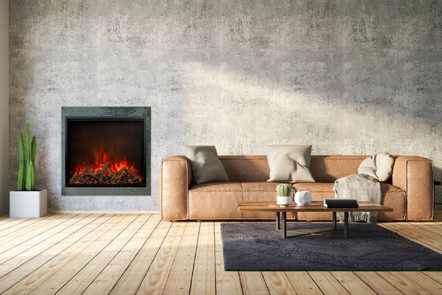 Traditional Bespoke 48 with oak log set