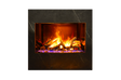Amantii Signature TRD 38 electric fireplace with oak log set