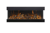 Amantii Tru-View Extra Tall Lumina 60" 3-Sided Electric Fireplace