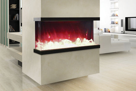 Amantii Tru-View XL Deep 50 three-sided electric fireplace