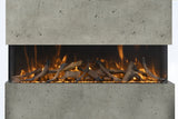 Amantii Tru-View XL Deep 50 with driftwood log set