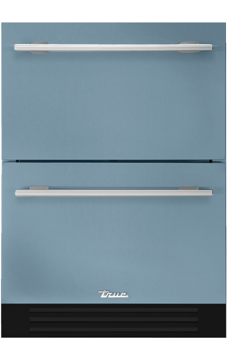 True TUF-24-D-SS-C Freezer Drawers - stainless steel front view