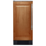 True 15-Inch Clear Ice Machine with Solid Panel Ready Door (Left Hinge) - TUI-15-L-OP-D