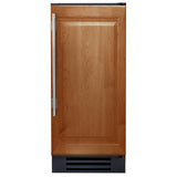 True 15-Inch Clear Ice Machine with Solid Panel Ready Door (Right Hinge) - TUI-15-R-OP-D