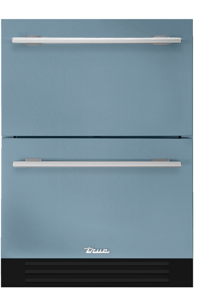 True TUR-24-D-SS-C Refrigerator Drawers - stainless steel front view