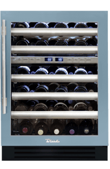 True TWC-24DZ-R-SG-C 24-Inch Dual Zone Wine Cabinet Stainless Glass - product view
