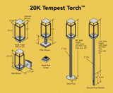 Tempest Torch mounting options and specifications