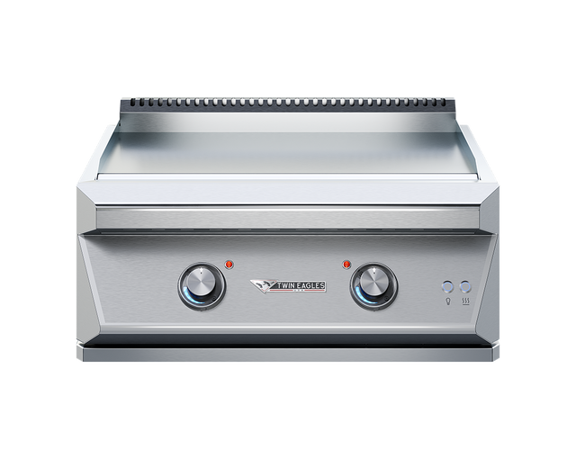 Twin Eagles 30-Inch Built-In Gas Teppanyaki Flat Top Grill Griddle
