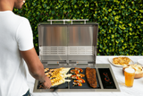 Kenyon All Seasons Texan Built-In 3000 Watt Electric Grill - 240V - Touch Control - Split Lid