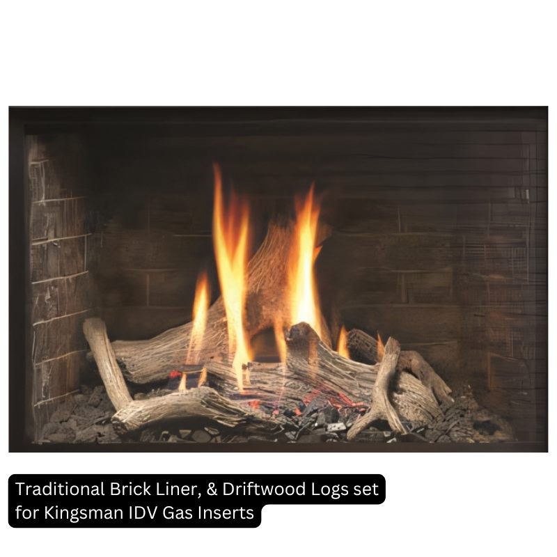 Kingsman IDV44 44" Direct Vent Fireplace Insert