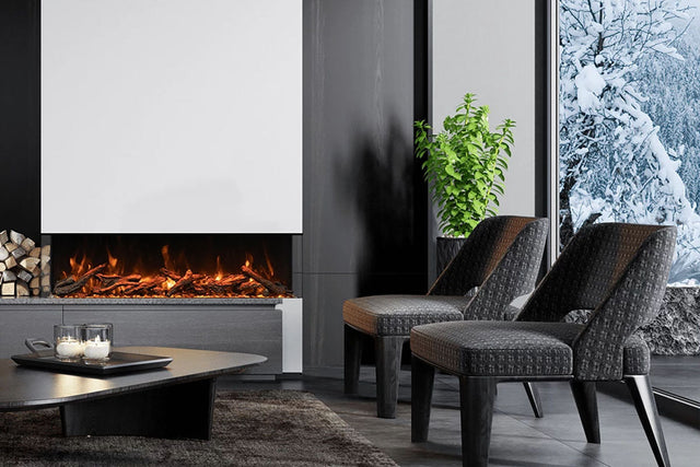 Amantii Tru-View XL Deep with oak log set