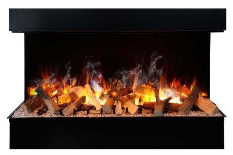 Amantii Signature TruView 75" 3-Sided Built-In Electric Fireplace