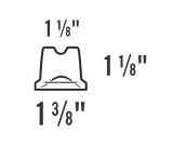 True TUI-15-R-SS-D Clear Ice Machine - interior capacity diagram