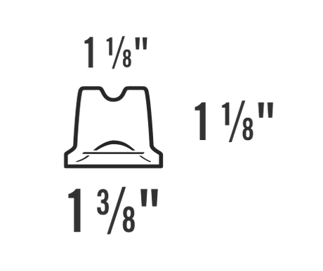 True TUI-15-L-OP-D Clear Ice Machine - interior capacity diagram