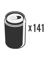 True TURADA-24-RS-A-O ADA Refrigerator - interior capacity diagram