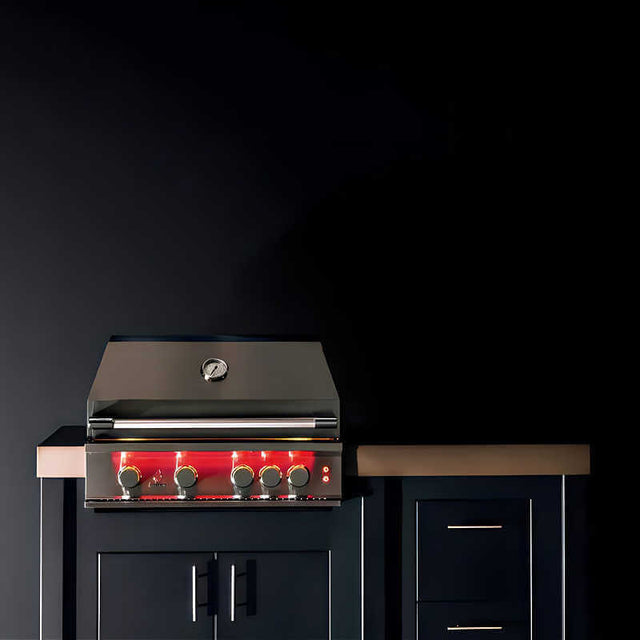 TrueFlame 32 Inch 4 Burner Built-In Gas Grill