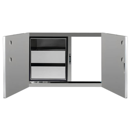 TrueFlame 36 Inch Two Drawer Dry Storage and Access Door Combo - TF-DP-36AC