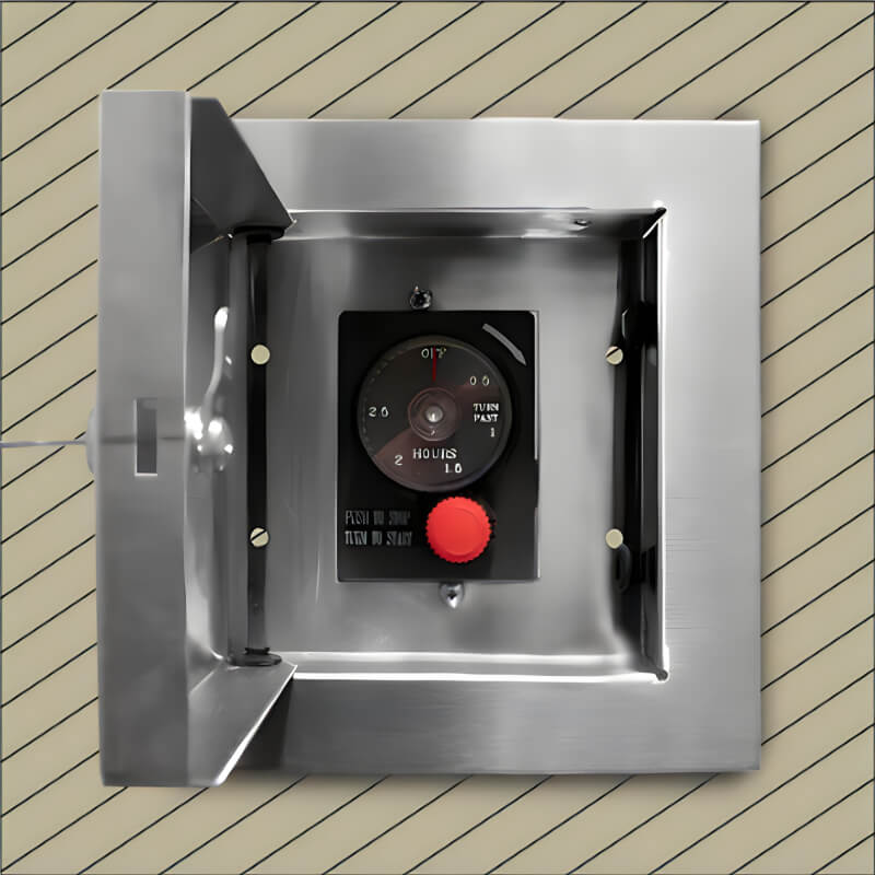 Waterproof Gas Timer Box TrueFlame Gas Timer Locking Cabinet - TF-ESTOP-LC-KIT – NYC Fireplaces ...