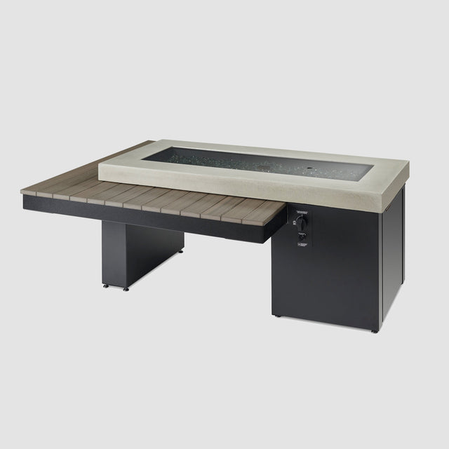 The Outdoor GreatRoom Uptown Linear Gas Fire Pit Table