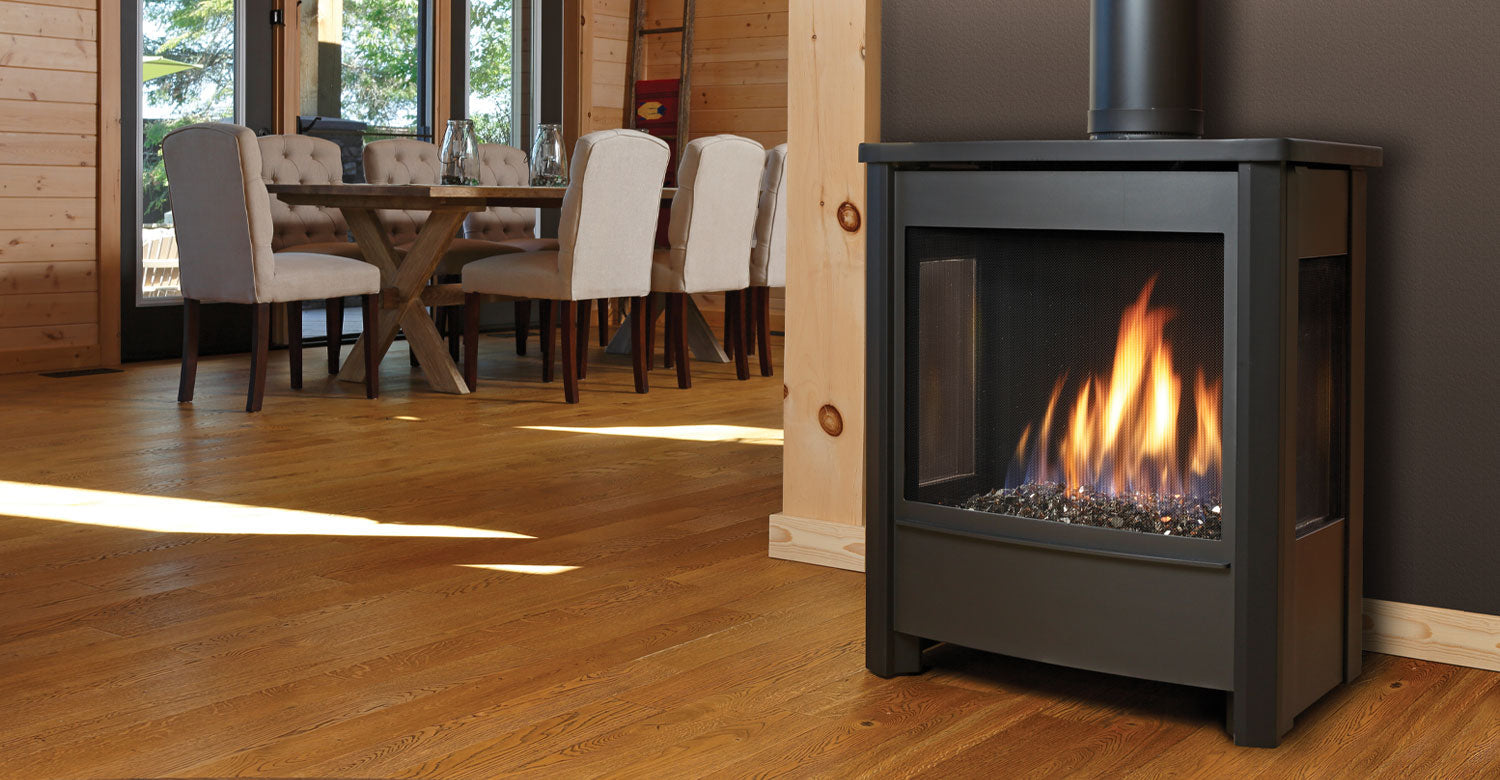 Marquis Vantage Freestanding Direct Vent Bay Gas Stove MQFDV453N