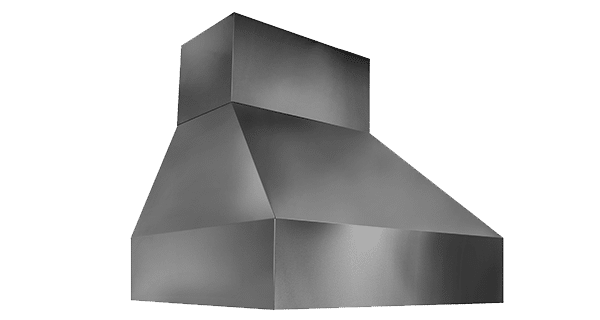 Trade-Wind | Pyramid 48" 1200 CFM Outdoor BBQ Vent Hood with Blower & 10' Duct Cover