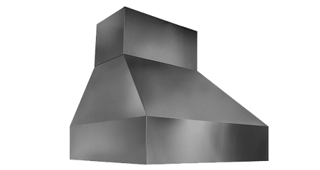 Trade-Wind | Pyramid 72" Outdoor BBQ Vent Hood with Blower & 10' Duct Cover