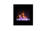 Amantii WM-BI-2428 portrait electric fireplace with glass media