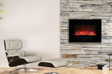 Amantii 36 inch flush mount electric fireplace - installed