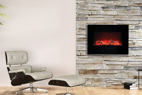 Amantii 36 inch flush mount electric fireplace - installed