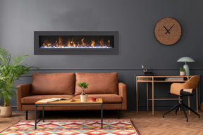 Amantii linear 78 inch electric fireplace - installed