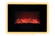 Amantii 36 inch flush mount electric fireplace - flame detail