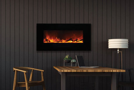 Amantii 44 inch flush mount electric fireplace - installed