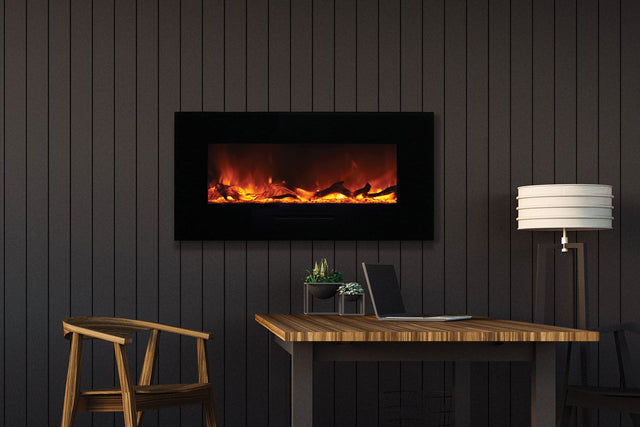 Amantii 44 inch flush mount electric fireplace - installed
