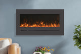 Amantii linear 55 inch electric fireplace - installed