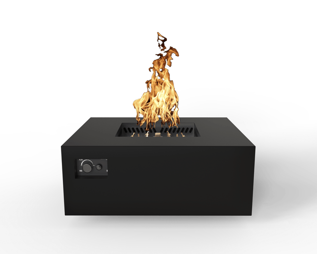 Warming Trends AON Powder-Coated Steel Square Fire Table